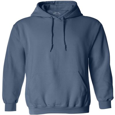 Joe's USA Mens Fleece Pullover Hoodie Casual Hooded Sweatshirt L-Indigo Blue