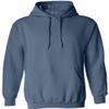 Joe's USA Mens Fleece Pullover Hoodie  Casual Hooded Sweatshirt L-Indigo Blue view 1