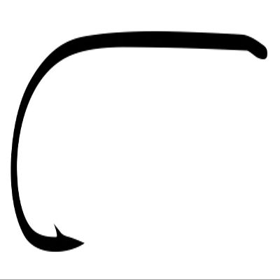 TIEMCO Q100 TMC2312 Fly Hook, No. 14, Bronze