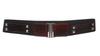 1 3/4" Ladies High Waist Studded Fashion Stretch Belt, Red | s/m (29"-32" waist) view 1