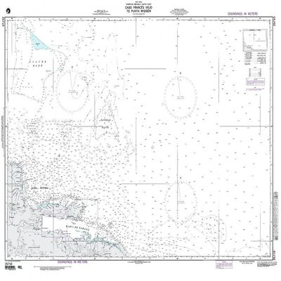 Paradise Cay Publications NGA Chart 25710WP: Cabo Frances to Punta Nisibon; 35 X 53; Waterproof