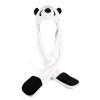 TopTie Panda Faux Fur Cute Animal Ears Hat Mittens Scarf Hood-Panda view 1
