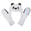 TopTie Panda Faux Fur Cute Animal Ears Hat Mittens Scarf Hood-Panda view 2