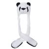 TopTie Panda Faux Fur Cute Animal Ears Hat Mittens Scarf Hood-Panda view 3