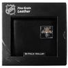 NHL Florida Panthers Leather Bi-Fold Wallet Packaged in Gift Box, Black view 2