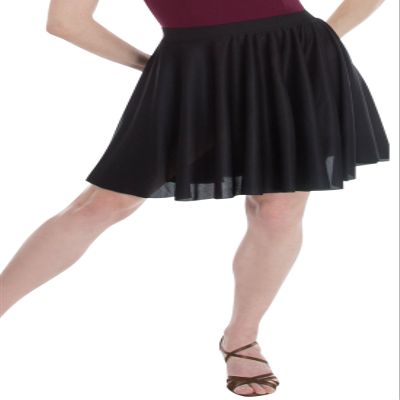 Body Wrappers Women's Matte Finish Circle Skirt XL Black