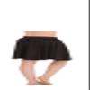 Body Wrappers Women's Matte Finish Circle Skirt XL Black view 3