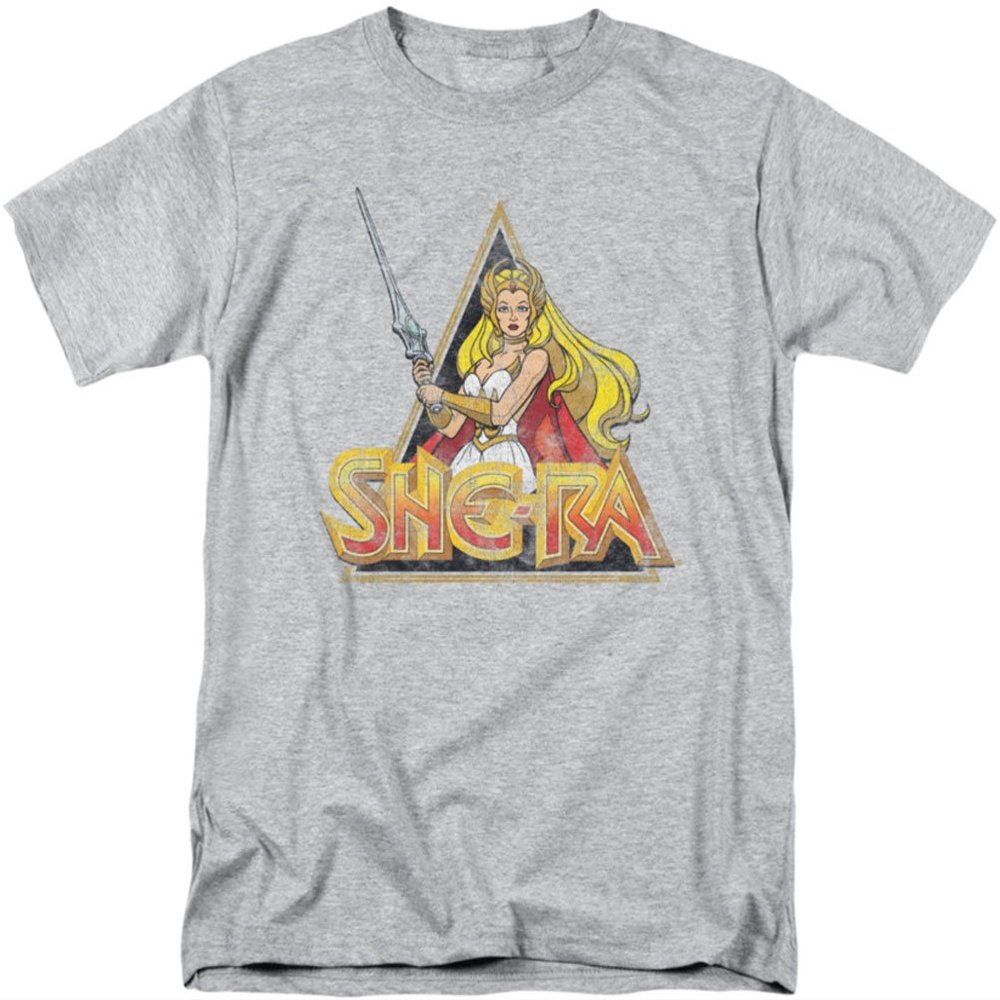 She Ra - Mens Rough Ra T-Shirt, Medium, Athletic Heather