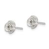 10k Yellow Gold & Rhodium Heart Charm view 2