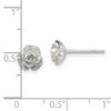 10k Yellow Gold & Rhodium Heart Charm view 3