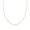 2mm 18K gold plated solid sterling silver 925 Italian SPIGA WHEAT chain necklace chocker bracelet anklet - 6, 8, 10, 12, 14, 16, 18, 20, 22, 24, 26, 28, 30, 32, 34, 36, 38, 40" view 1