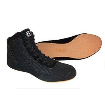 zephz Tie-Up Wrestling Shoe Youth 5 Black