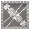 Heritage Lace Skeleton Poncho ,Pewter , 60 by 60-Inch view 4