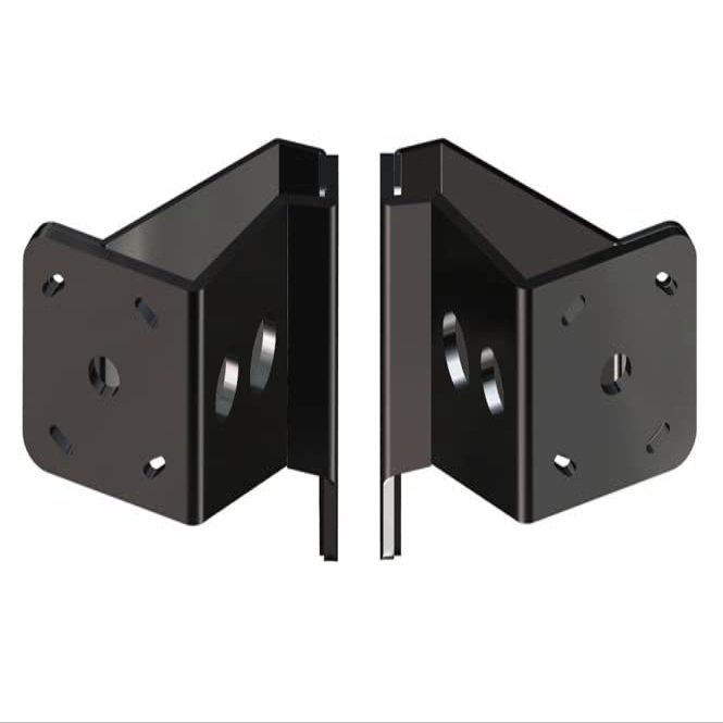 Power-Pole Dual Braced Plate Kit S-5-4 Black