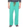 Medline PerforMAX Unisex Reversible Front-Drawstring Scrub Pants, Jade, Size 5XL, Regular Inseam view 1
