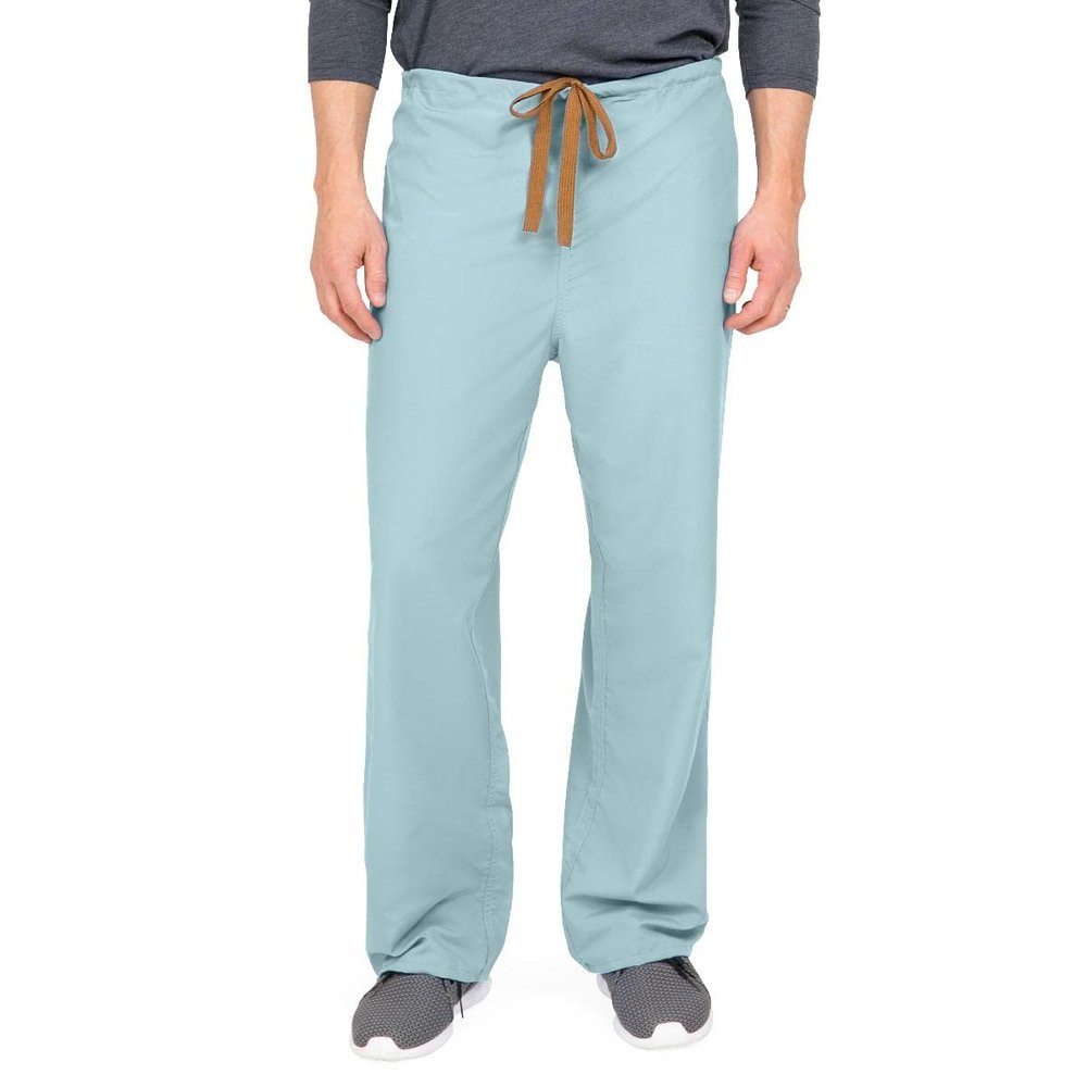 Medline PerforMAX Reversible Drawstring Scrub Pant, ANG-CC, XS, Misty Green