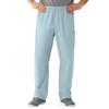 Medline AngelStat Unisex Elastic-Waist No-Drawstring-Waist Cargo Scrub Pants, Misty, Size 4XL, Regular Inseam view 1