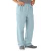 Medline AngelStat Unisex Elastic-Waist No-Drawstring-Waist Cargo Scrub Pants, Misty, Size 4XL, Regular Inseam view 2