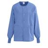 Medline PerforMAX 829 Unisex Snap-Front Warm-Up Jacket, Ciel Blue, Size Large view 1