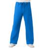 Medline ComfortEase Unisex Non-Reversible Drawstring-Waist Cargo Scrub Pants, Royal Blue, Size 5XL, Regular Inseam view 2