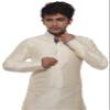 Amora Designer Kurta & Churidhar Set_Off-White view 2