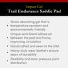 Impact Gel 29" Trail Endurance Saddle Pad 3/4" Thick (Black) view 2
