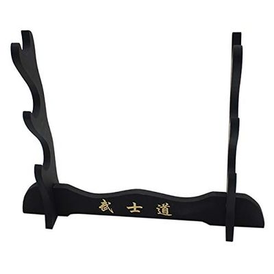 Ace Martial Arts Supply Sword, Weapon Display Stand, Table Top, Wall Mount (Table Top Style A, 3 Tier)