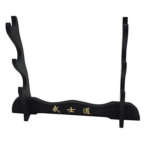 Ace Martial Arts Supply Sword, Weapon Display Stand, Table Top, Wall Mount (Table Top Style A, 3 Tier)