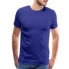 Spreadshirt Leave Me Alone Bodybuilding Gym Quote Men's Premium T-Shirt, M, Royal Blue view 2