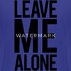 Spreadshirt Leave Me Alone Bodybuilding Gym Quote Men's Premium T-Shirt, M, Royal Blue view 3