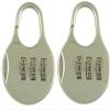 Winner International The Club UTL850D Luggage Lock, Silver, Pack of 2 view 1
