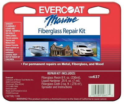Evercoat 100637 8 Oz Fiberglass Repair Kit