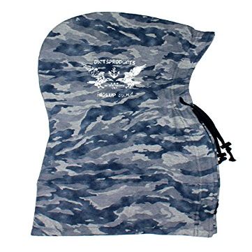 HIDEUP Hide Up HU&DP Hood Neck Warmer Sweat 03 Blue Camo.