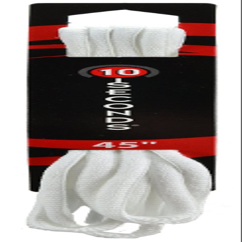 10-Seconds Oval Athletic Laces (54", White)