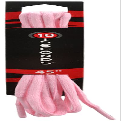 10-Seconds Oval Athletic Laces (45", Pink)