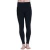 Cashmere Silk Ribbed Knit Men Thermal Pant Long Johns Bottom Solid Size S M L XL (Large, Black) view 1