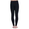 Cashmere Silk Ribbed Knit Men Thermal Pant Long Johns Bottom Solid Size S M L XL (Large, Black) view 3