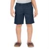 Dickies Big Boys' Slim Fit Stretch Flat Front Short, Dark Navy, 20 view 1