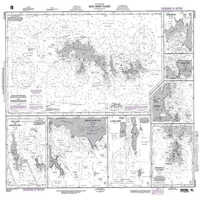 Paradise Cay Publications NGA Chart 29107: South Orkney Islands (Traditional Paper) 42 x 30