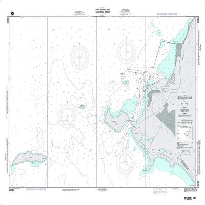 Paradise Cay Publications NGA Chart 93283: KampongSaom (Traditional Paper) 48 x 36