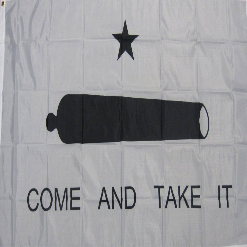 3X5 Ft Gonzales Come And Take It Texas Flag