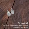 Catholica Shop St Joseph Oxidized Medals - Pack of 12 Units view 3