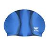 TYR Multi Color Silicone Swim Cap - Blue/Blue view 1