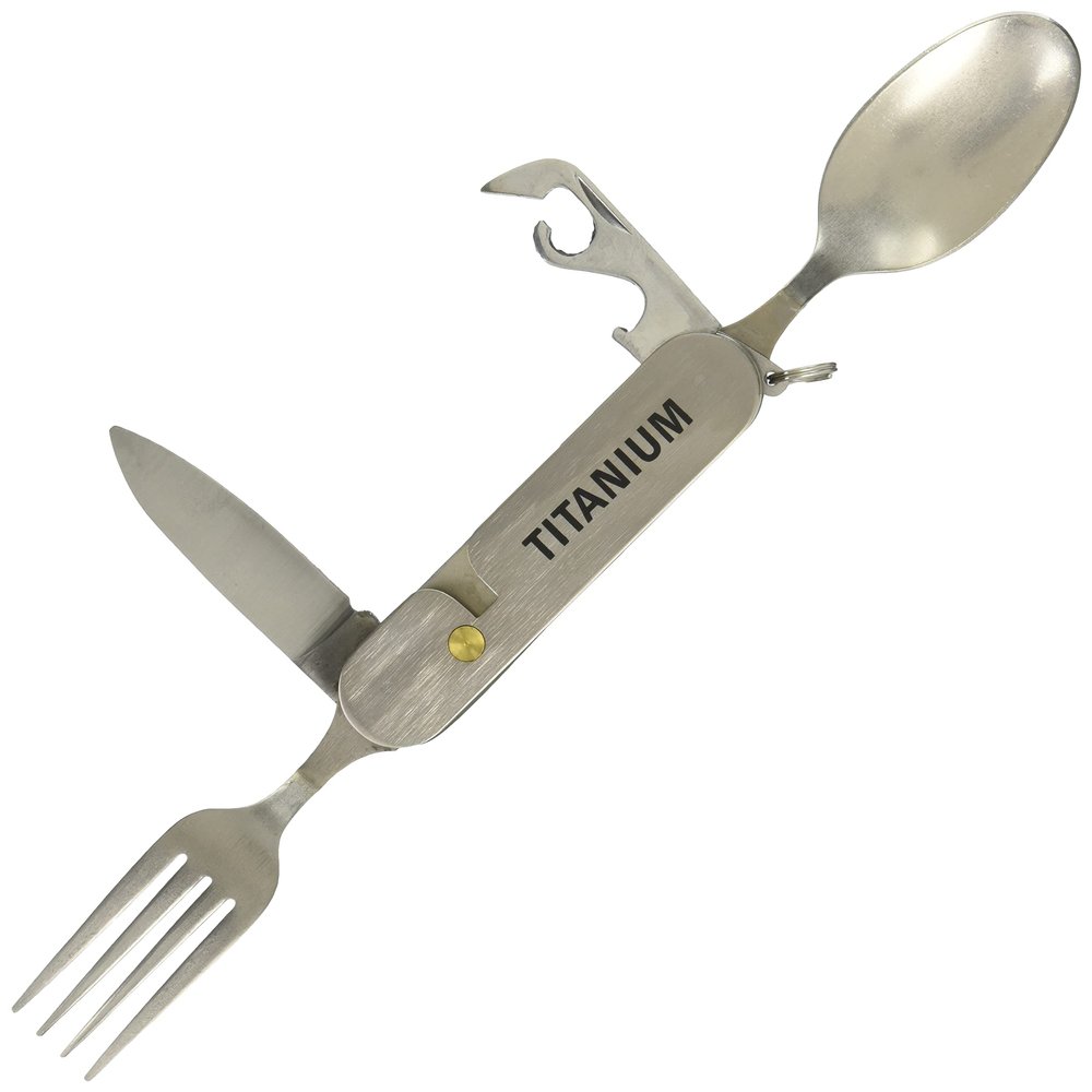 North Man KT-525 5 Value Tool with Titanium Spoon and Fork, Pulling