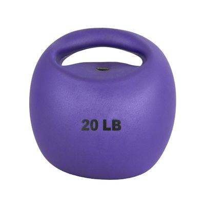 CanDo 10-3299 One Handle Medicine Ball, 20 lb, Purple