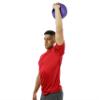 CanDo 10-3299 One Handle Medicine Ball, 20 lb, Purple view 2