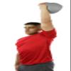 CanDo 10-3297 One Handle Medicine Ball, 15 lb, Silver view 2