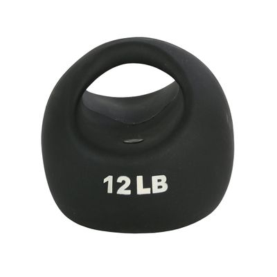 CanDo 10-3296 One Handle Medicine Ball, 12 lb, Black