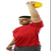 CanDo 10-3291 One Handle Medicine Ball, 4 lb, Yellow view 2