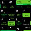 4Keyboard New EMACS Editor Keyboard Decals Shortcuts view 3